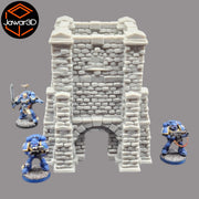 Crumbling Ruins #12 - 28mm Wargaming Scatter Terrain Scenery Tabletop Miniature - Only-Games