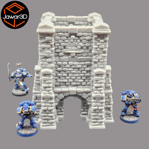 Crumbling Ruins #12 - 28mm Wargaming Scatter Terrain Scenery Tabletop Miniature - Only-Games