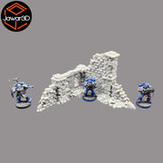 Crumbling Ruins #13 - 28mm Wargaming Scatter Terrain Scenery Tabletop Miniature - Only-Games