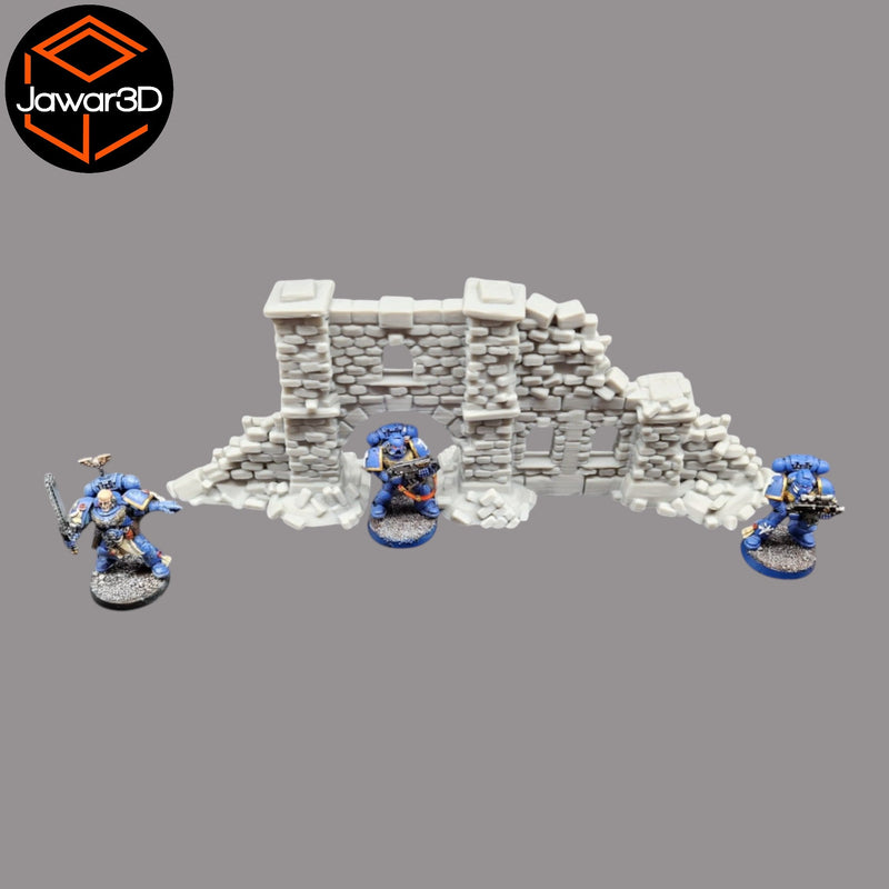 Crumbling Ruins #19 - 28mm Wargaming Scatter Terrain Scenery Tabletop Miniature - Only-Games