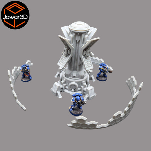 Ethereal Shield Tower -28mm Wargaming Scatter Terrain Scenery Tabletop Miniature - Only-Games