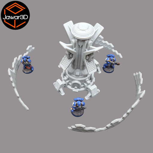 Ethereal Shield Tower -28mm Wargaming Scatter Terrain Scenery Tabletop Miniature - Only-Games