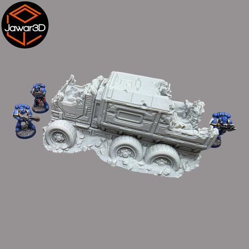 District 12 Vehicle #2 -28mm Wargaming Scatter Terrain Scenery Tabletop Miniature - Only-Games