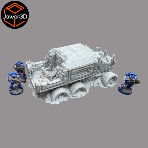District 12 Vehicle #2 -28mm Wargaming Scatter Terrain Scenery Tabletop Miniature - Only-Games