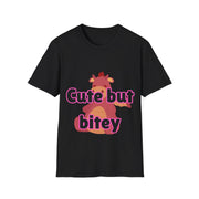 Cute But Bitey Unisex Softstyle T-Shirt - Only-Games