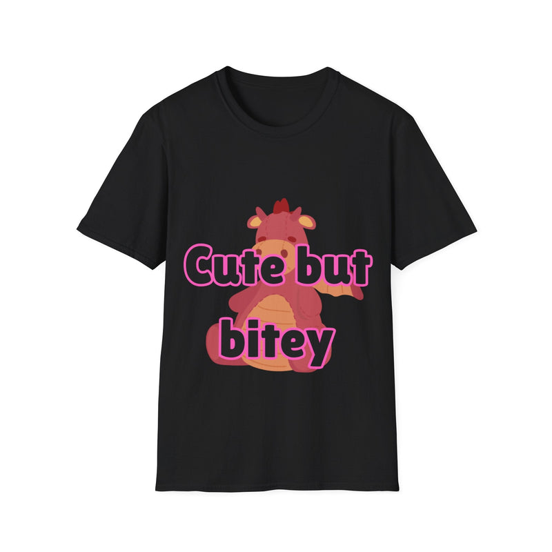 Cute But Bitey Unisex Softstyle T-Shirt - Only-Games