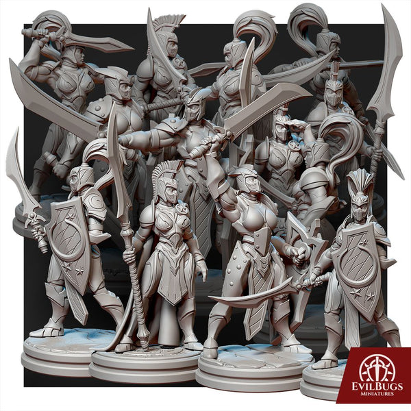 Guardian Knights Sisters Squad 28mm/32mm/54mm