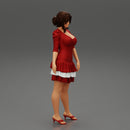 Beautiful lady in elegant robe - Only-Games