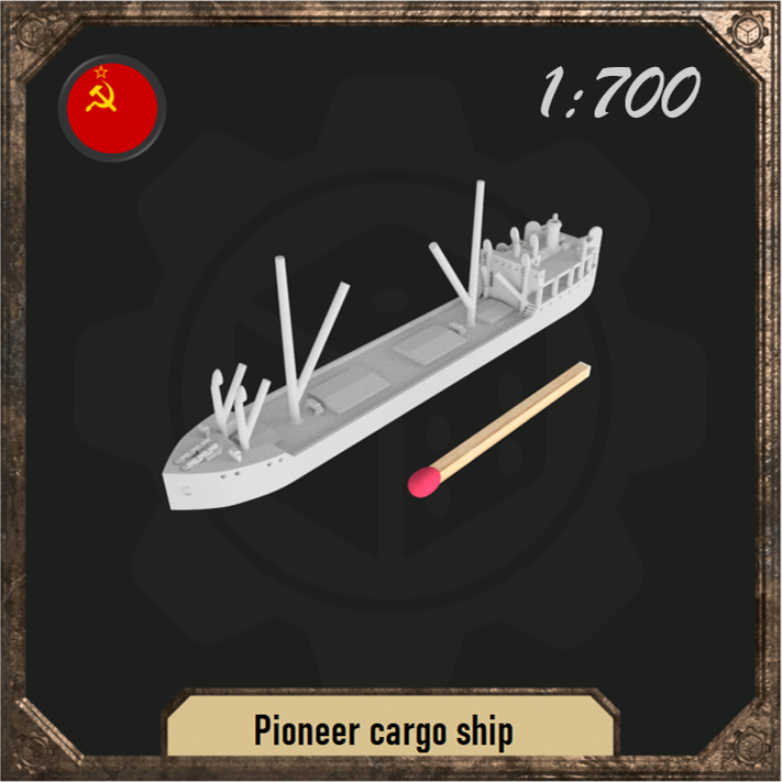 1/700 Pioneer cargo ship