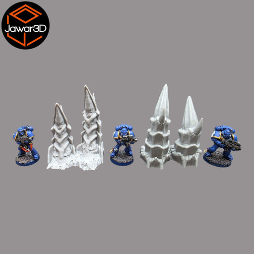 Spikes - 28mm Wargaming Scatter Terrain Scenery Tabletop Miniature - Only-Games
