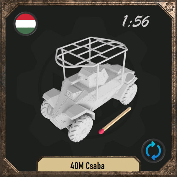 1/56 40M Csaba armoured car