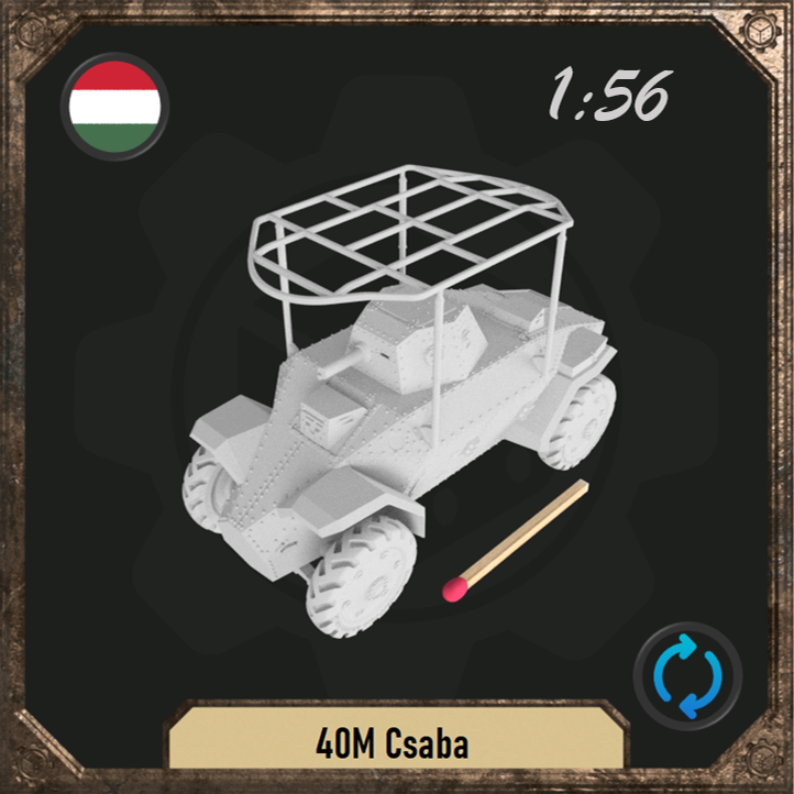 1/56 40M Csaba armoured car