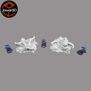 Statue Debris - 28mm Wargaming Scatter Terrain Scenery Tabletop Miniature - Only-Games