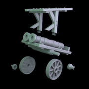 Double Lashed Barrels  (Medieval Artillery) - Only-Games