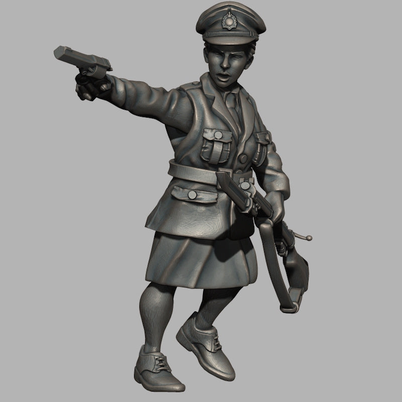 WW2 British/ Polish Female soldiers - Puddle bases - Only-Games