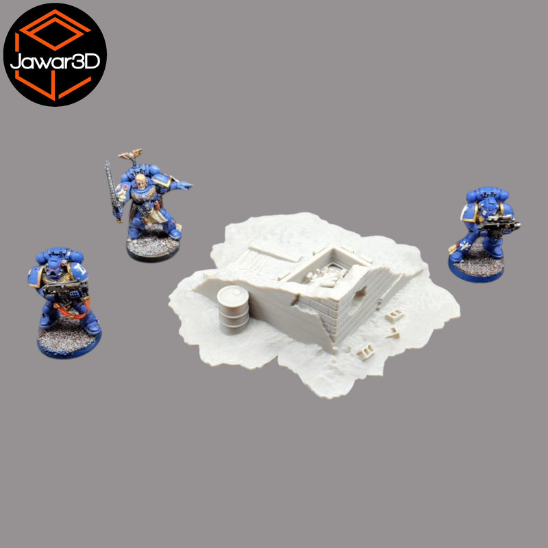 Ammo Cache - 28mm Wargaming Scatter Terrain Scenery Tabletop Miniature - Only-Games