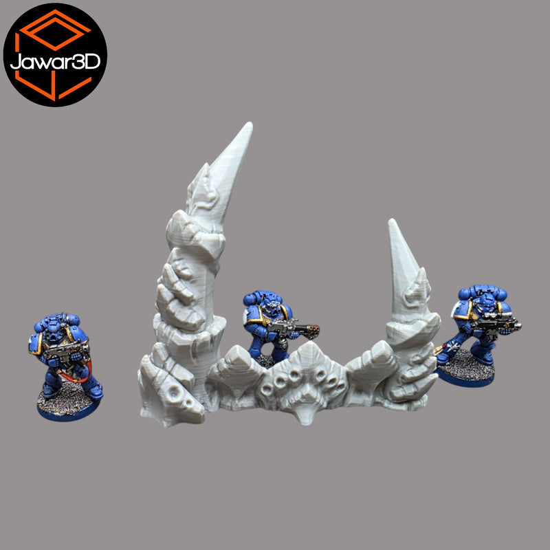 Spike Barrier - 28mm Wargaming Scatter Terrain Scenery Tabletop Miniature - Only-Games
