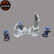Spike Barrier - 28mm Wargaming Scatter Terrain Scenery Tabletop Miniature - Only-Games