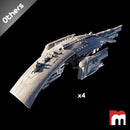 (1/19000) 4x Bulwark Mark II Battlecruiser