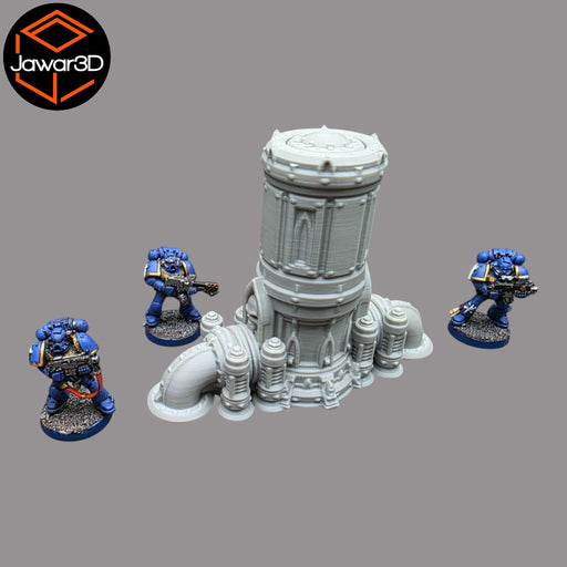 Refinery - 28mm Wargaming Scatter Terrain Scenery Tabletop Miniature - Only-Games