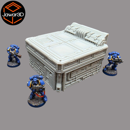 Production Building #1- 28mm Wargaming Scatter Terrain Scenery Tabletop Miniature - Only-Games