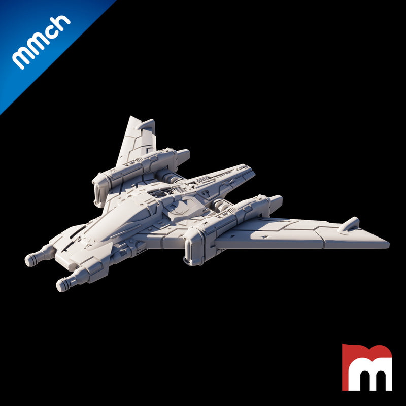 (MMch) Tri-Wing S-91x Pegasus Starfighter - Only-Games