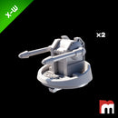 (XW) 2x Corellian Corvete Turret (CR-90) - Only-Games