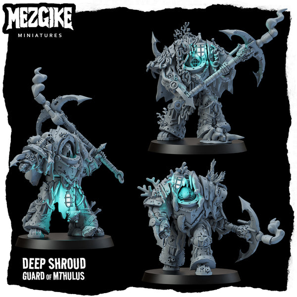 Deep shroud, guard of Mthulus (3 physical miniatures) - Only-Games