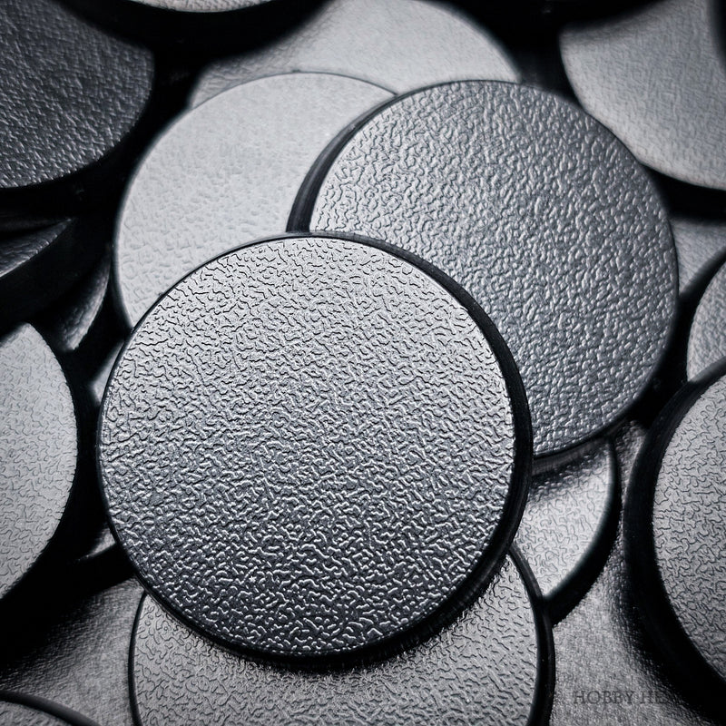 28mm Round Plain Plastic Bases for Wargaming Miniatures | Hobby Heaven - Only-Games
