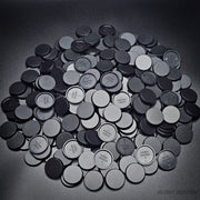 28mm Round Plain Plastic Bases for Wargaming Miniatures | Hobby Heaven - Only-Games