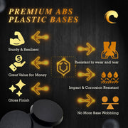 28mm Round Plain Plastic Bases for Wargaming Miniatures | Hobby Heaven - Only-Games