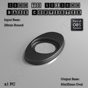 Round To Oval Bases Size Converters 3d Print Full Range - Only-Games