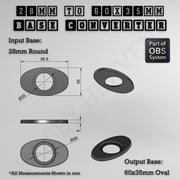Round To Oval Bases Size Converters 3d Print Full Range - Only-Games
