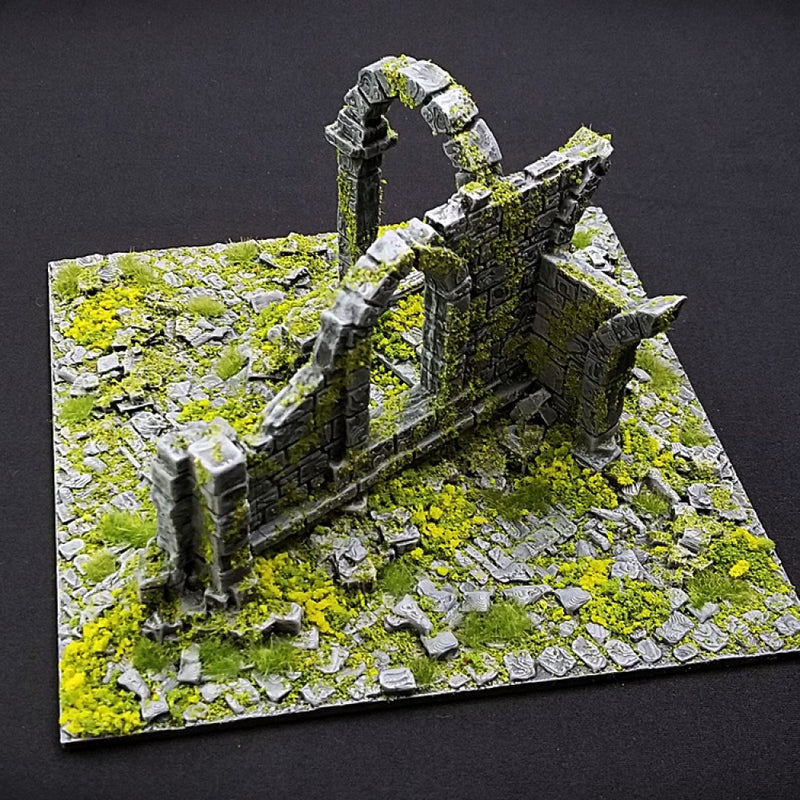 Ruined Temple Wall Tile B - Only-Games