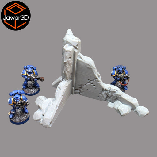 Debris Building 1 - 28mm Wargaming Scatter Terrain Scenery Tabletop Miniature - Only-Games