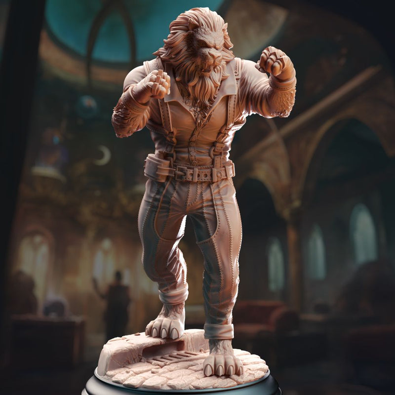 Lionfolk Pugilist - Vaa'dren - Only-Games