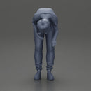 Girl standing behind her boyfriend, gently touching his face - Only-Games