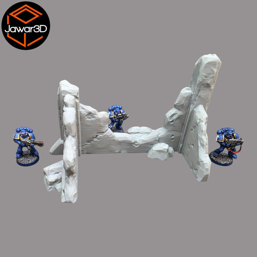 Debris Building 2 - 28mm Wargaming Scatter Terrain Scenery Tabletop Miniature - Only-Games