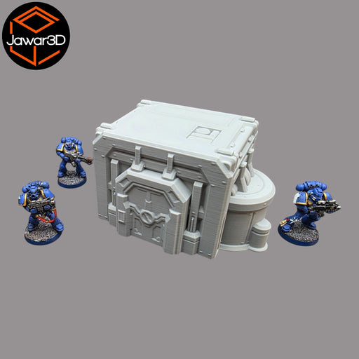 Production Building #2- 28mm Wargaming Scatter Terrain Scenery Tabletop Miniature - Only-Games