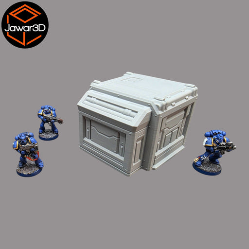 Production Building #2- 28mm Wargaming Scatter Terrain Scenery Tabletop Miniature - Only-Games