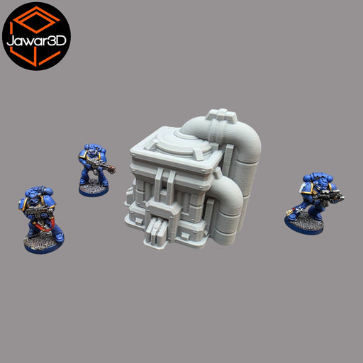 Production Building #4 - 28mm Wargaming Scatter Terrain Scenery Tabletop Miniature - Only-Games
