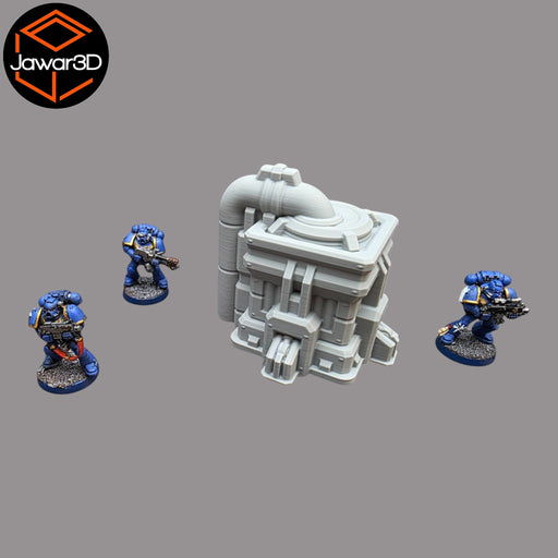 Production Building #4 - 28mm Wargaming Scatter Terrain Scenery Tabletop Miniature - Only-Games