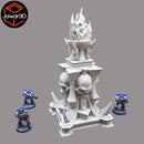 Torch Pillar - 28mm Wargaming Scatter Terrain Scenery Tabletop Miniature - Only-Games