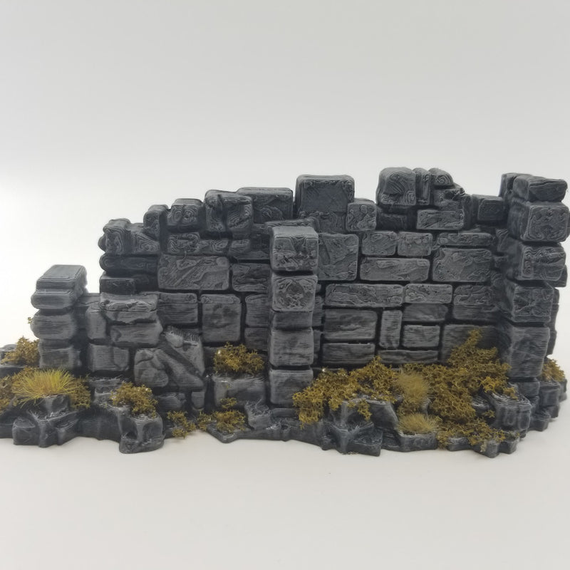 Basic Corner Wall A: Ancient Ruins Terrain Set - Only-Games