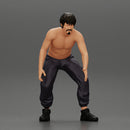 gangster homie in shorts with his dog on the street - Only-Games