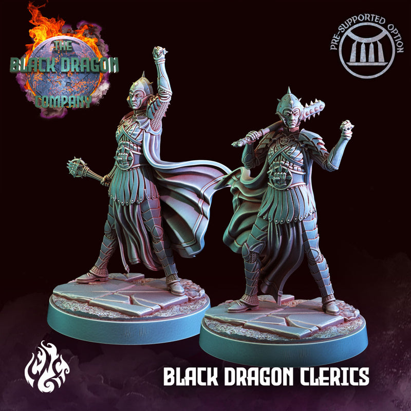 Black Dragon Clerics - Only-Games