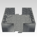 INSTADUNGEON™ Fantasy Expansion B1 - Narrow/Single Spaced - Tiles 1B-5B: gaming terrain tiles compatible with D&D, Pathfinder and more