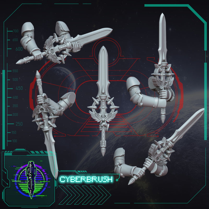 Crimson Angels Dual hands Sword - Only-Games