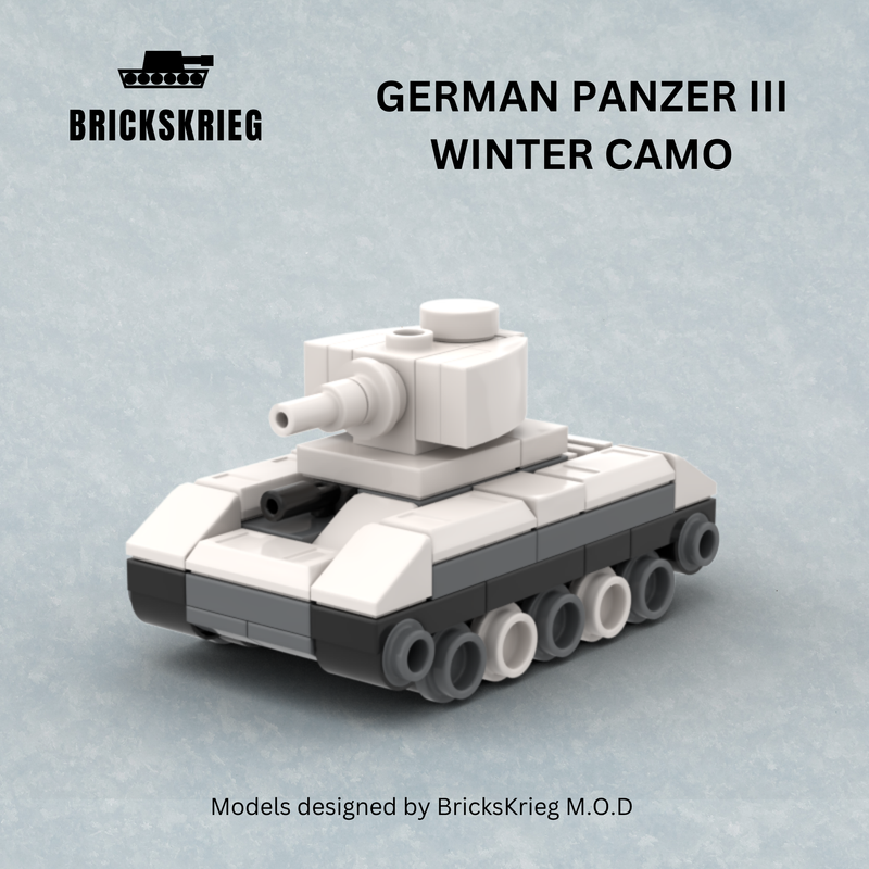German Panzer III - Single Winter Camo - Only-Games
