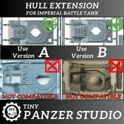 Hull extension for Imperial Battle Tank (simple) - Only-Games